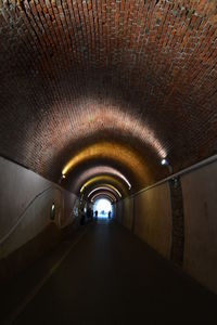 Illuminated tunnel