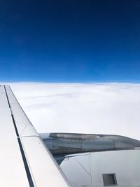 Airplane flying in sky