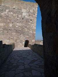 View of old ruin building