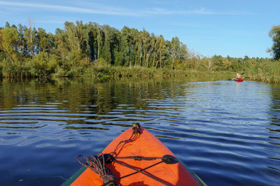 Boat in lake