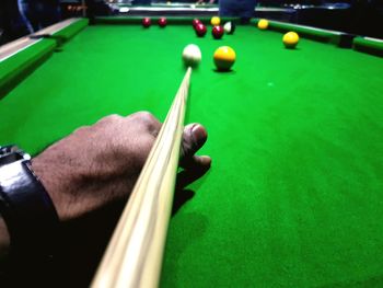 Man playing with ball