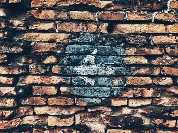 Full frame shot of brick wall