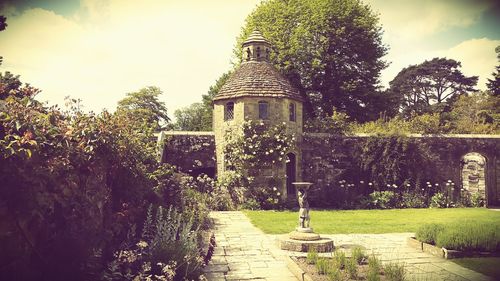 Built structure with trees in background