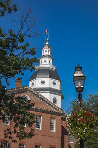 Low angle view of building against sky