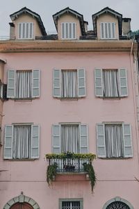 Low angle view of residential building