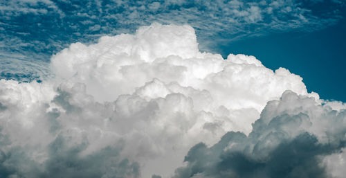 Low angle view of clouds in sky