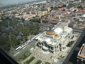 High angle view of a city