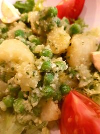 Close-up of salad in plate