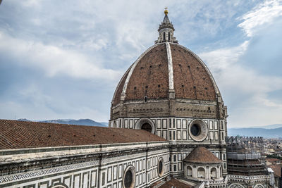 The brunelleschi dome view from the giotto bell tower