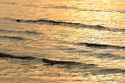 Full frame shot of sea during sunset
