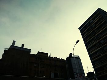 Low angle view of building against sky