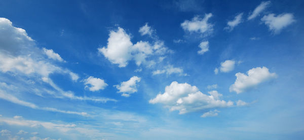 Low angle view of cloudy sky