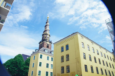 Low angle view of building against sky