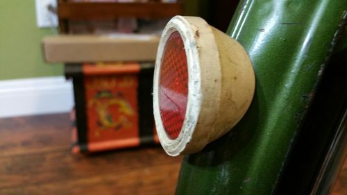 Close-up of wooden object