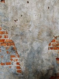 Full frame shot of weathered wall