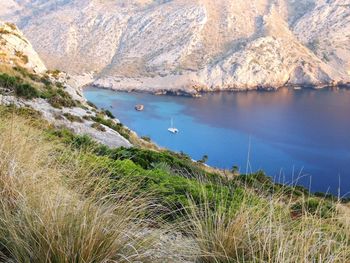 Scenic view of lake