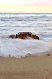 View of sea waves