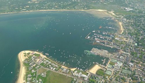 Aerial view of sea