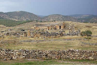 View of old ruins