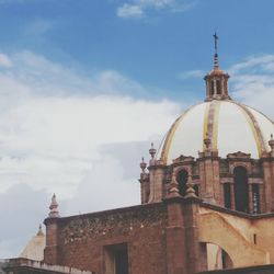 Low angle view of cathedral against sky