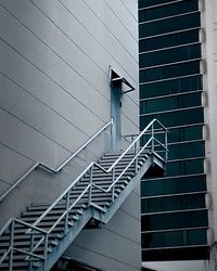 Low angle view of staircase in building