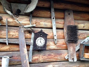 Close-up of wooden planks