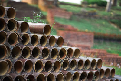 Vcp pipe for standard sewerage underground pipe system used as erosion prevention.