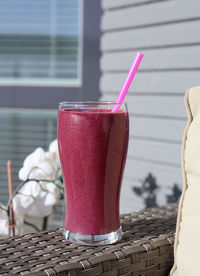 Close-up of drink on table