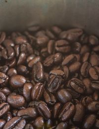 Close-up of coffee beans