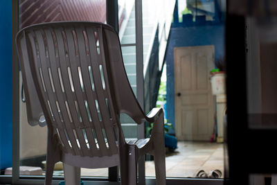 Close-up of chair