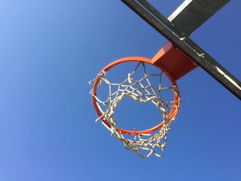 Low angle view of built structure against blue sky