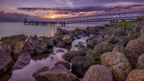 Bridge over sea
