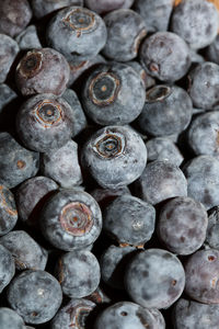 Full frame shot of blueberries