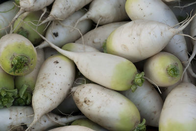 Full frame shot of vegetables for sale in market