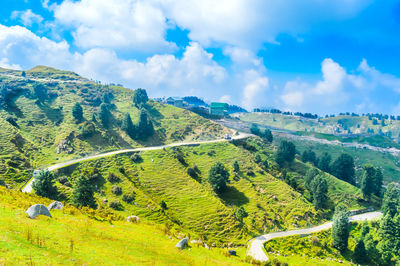 Scenic view of landscape against sky