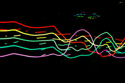 Light painting at night