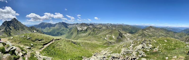 Panoramic view of landscape against sky