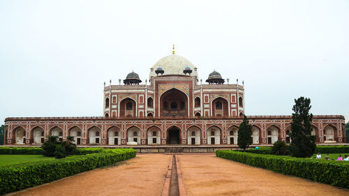 View of historical building against clear sky