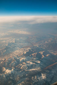 Aerial view of landscape against sky