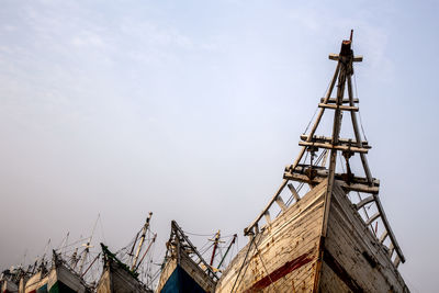 Low angle view of traditional building against sky