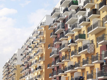 Colorful residential buildings