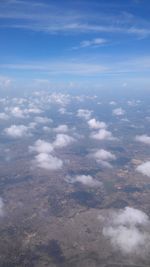 Aerial view of cloudscape against sky