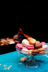 Close-up of cake on table