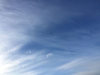 Low angle view of cloudy sky