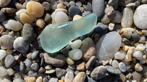 Full frame shot of pebbles