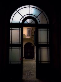 Entrance of building