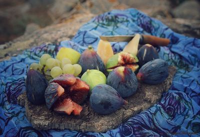 Close-up of multi colored fruits