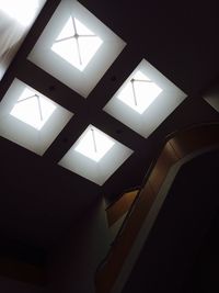 Low angle view of ceiling