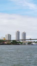 River with buildings in background