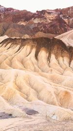 Scenic view of rocky mountains